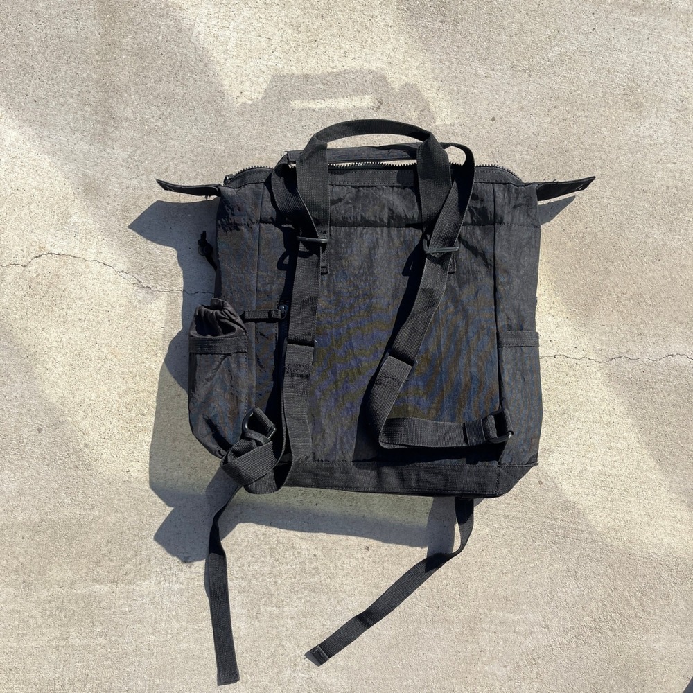 Tommy Bahama Black Nylon Square‎ Bag EDC Multipurpose Laptop Tactical Shoulder - Picture 6 of 9